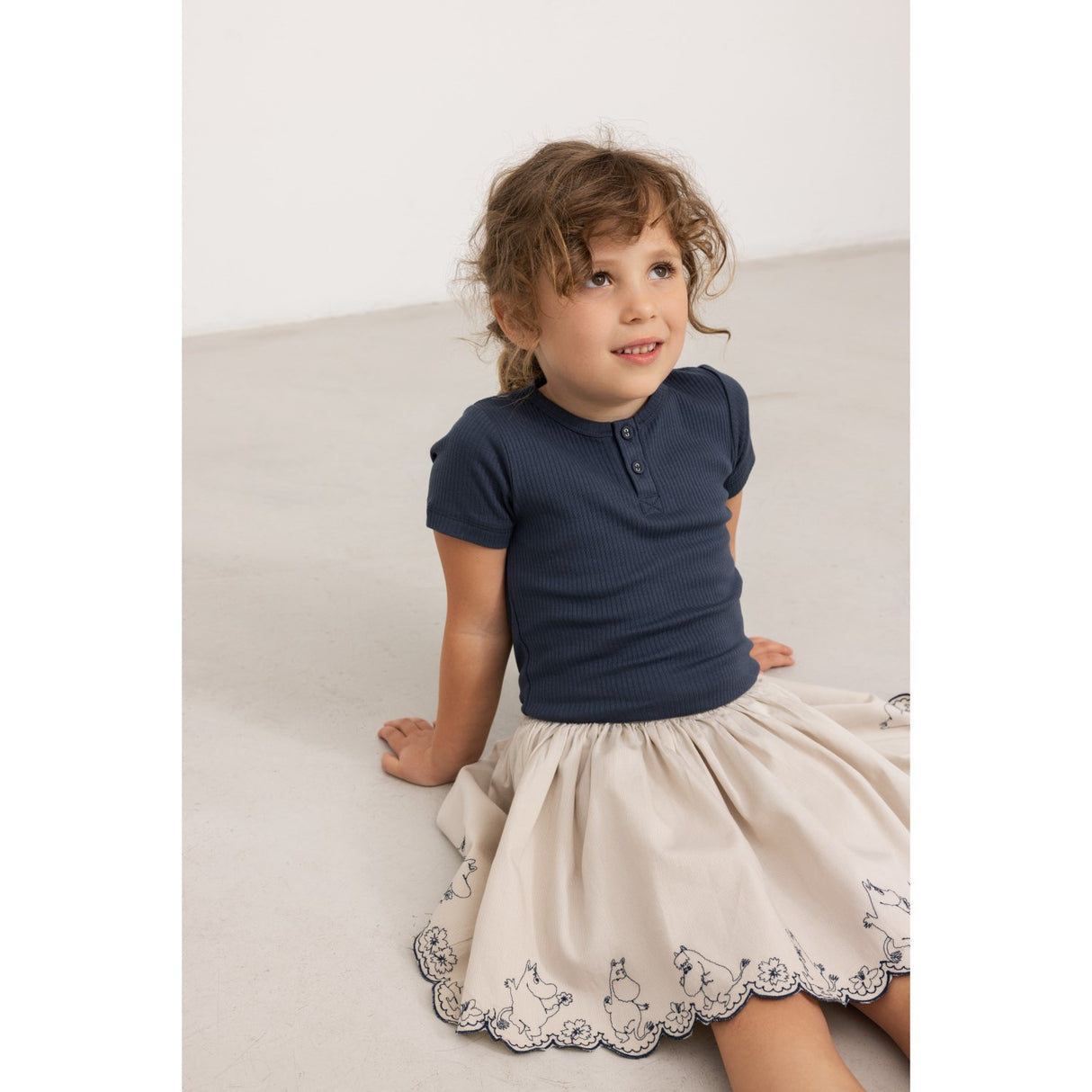 MarMar Cotton Texture Dancing Moomins Sus Kjol