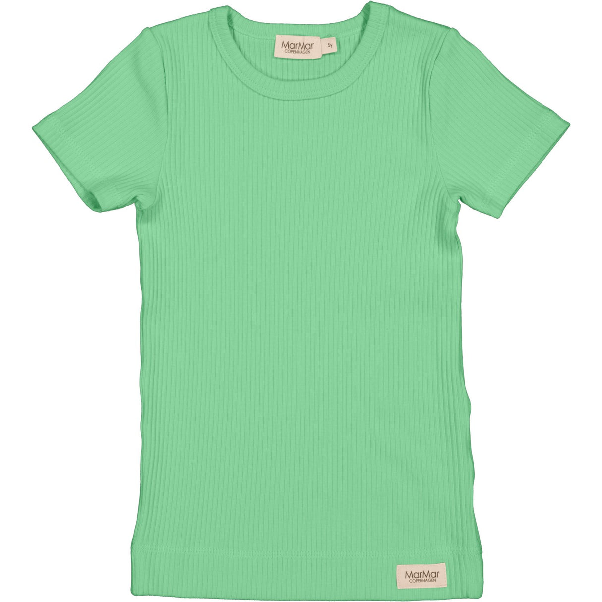 MarMar Modal Cale Green Plain T-Skjorta
