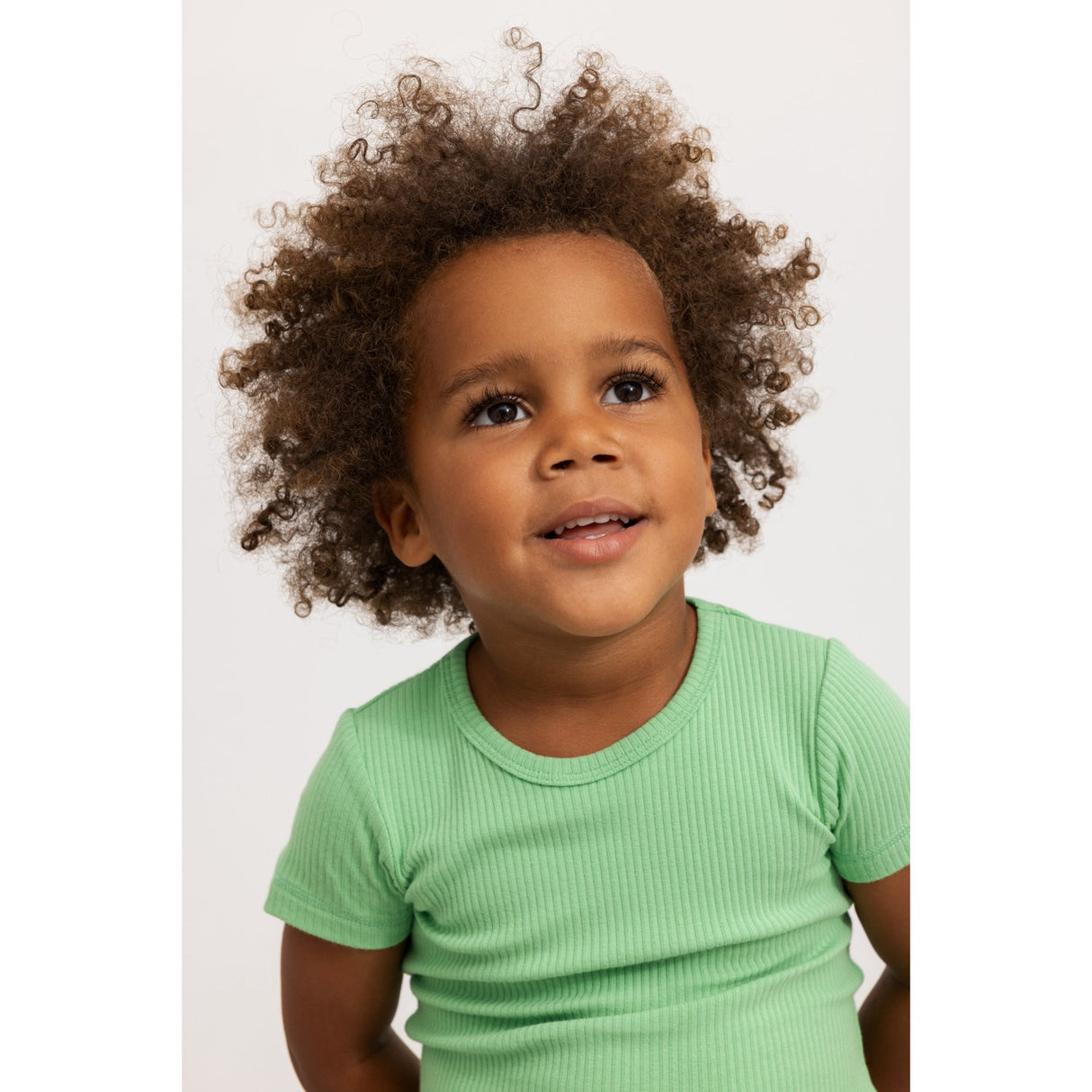 MarMar Modal Cale Green Plain T-Skjorta