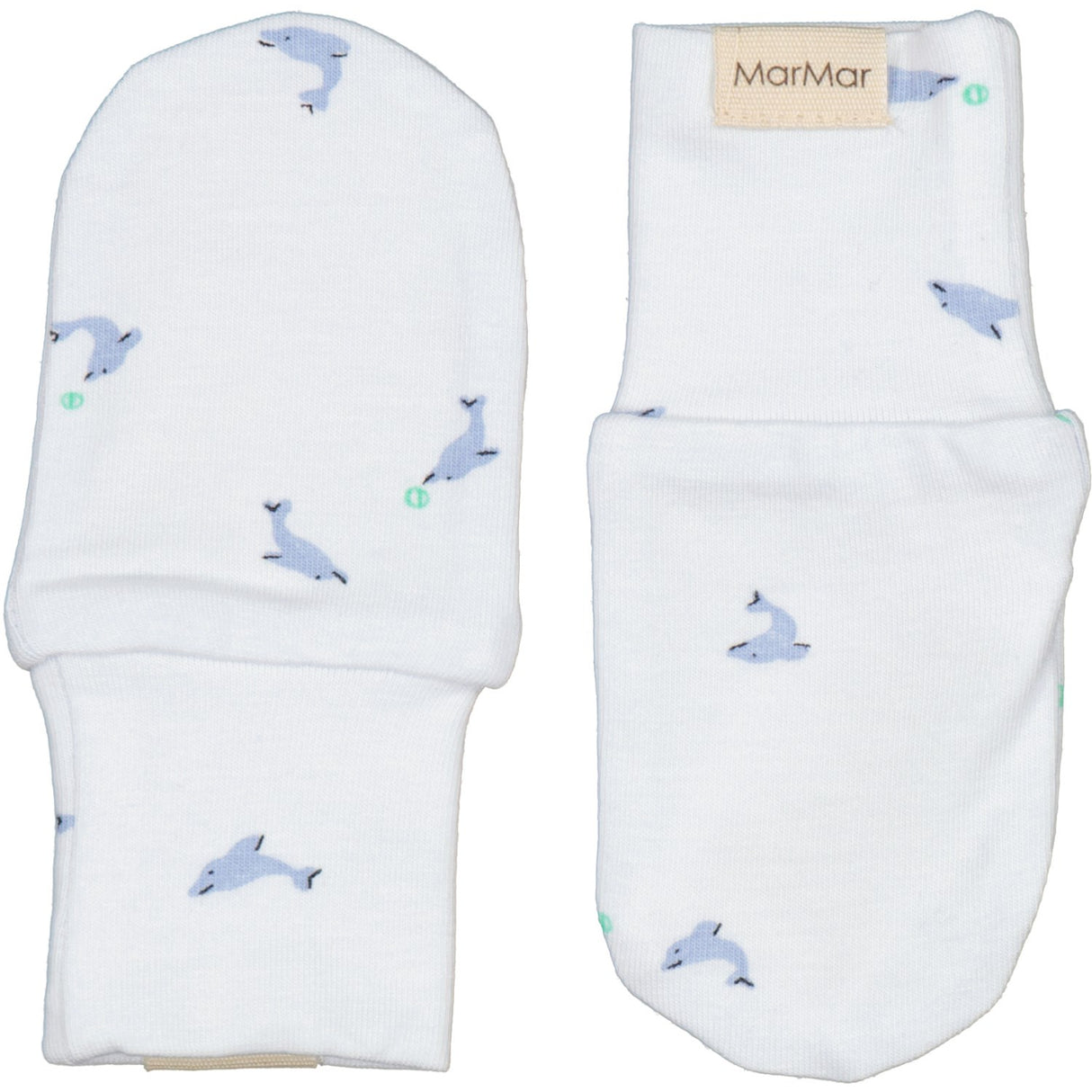 MarMar New Born Modal Smooth Print Dolphin Handskar