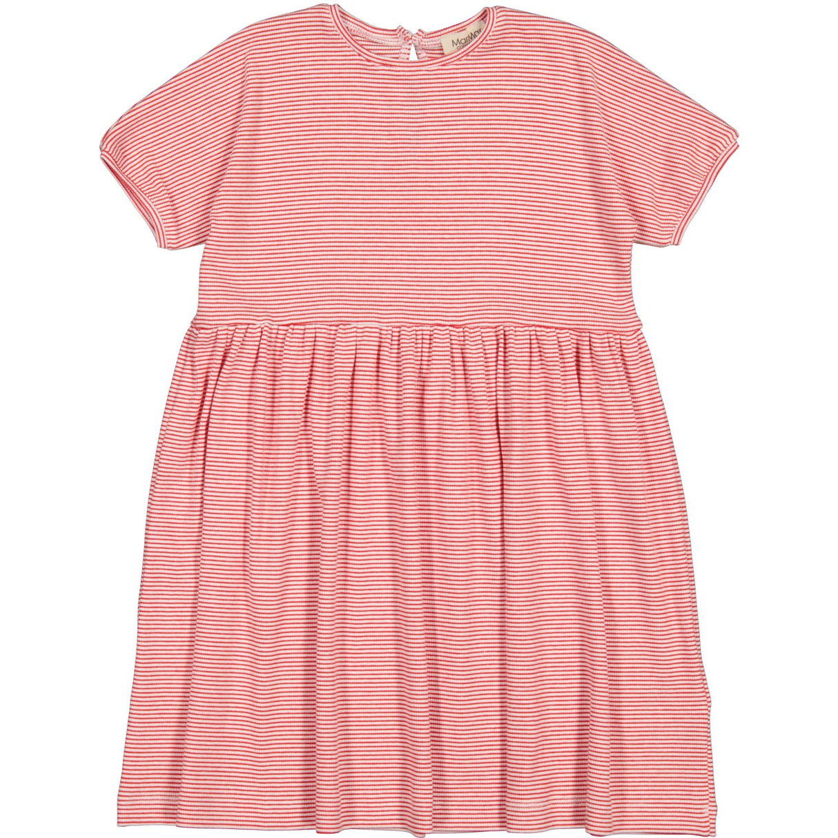 MarMar Modal Fine Rib Red Stripe Dioa Klänning