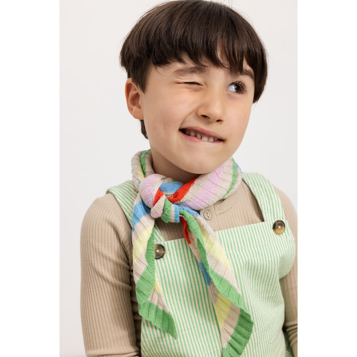 MarMar Soft Denim Cale Green Stripe Ruben Byxor