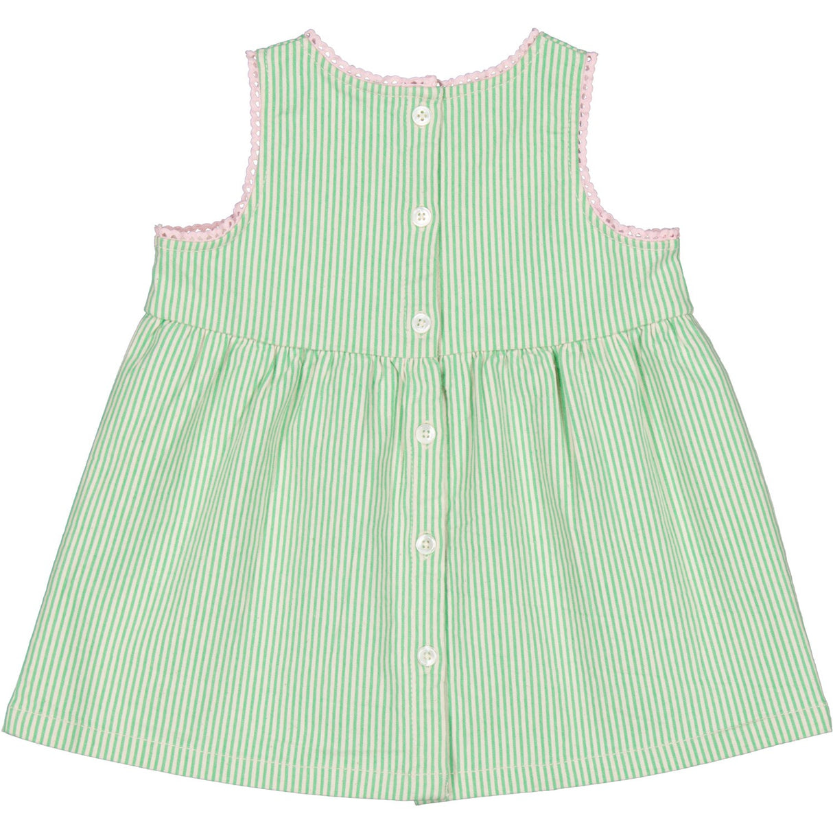 MarMar Soft Denim Cale Green Stripe Daely Klänning