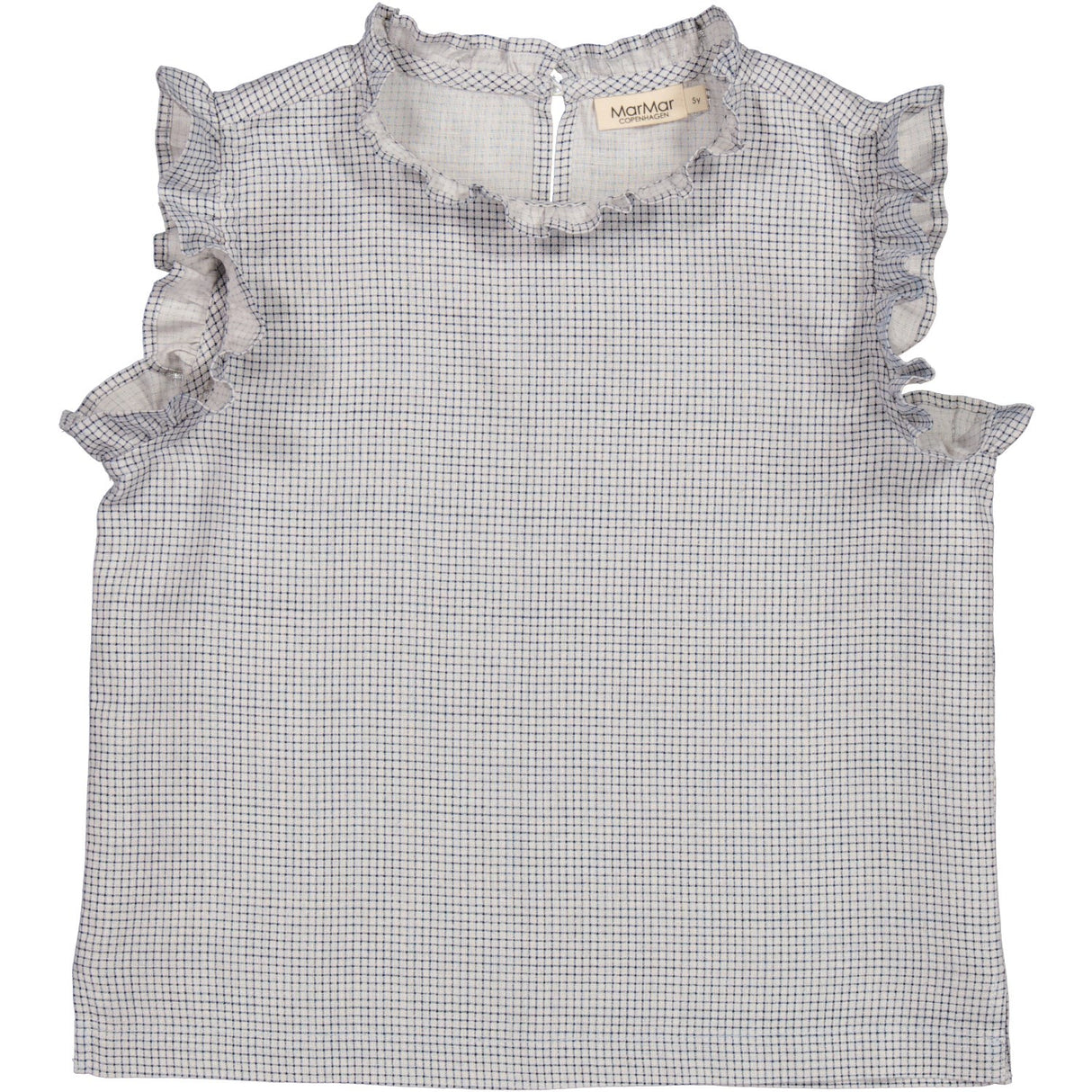 MarMar Linen Mini Check Tirra Topp
