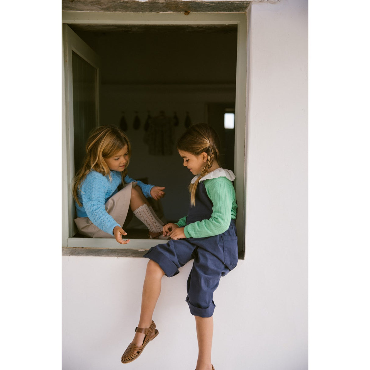 MarMar Chino Twill Deep Blue Riba Byxor