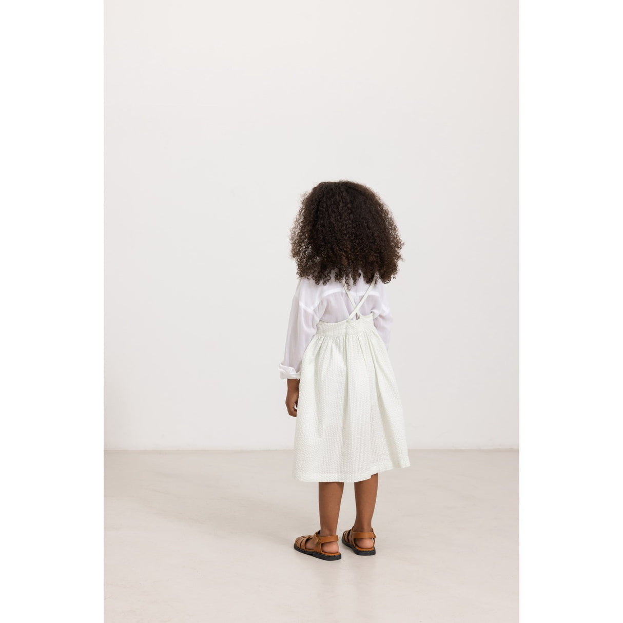 MarMar Cotton Seersucker Mint Chalk Divo Klänning