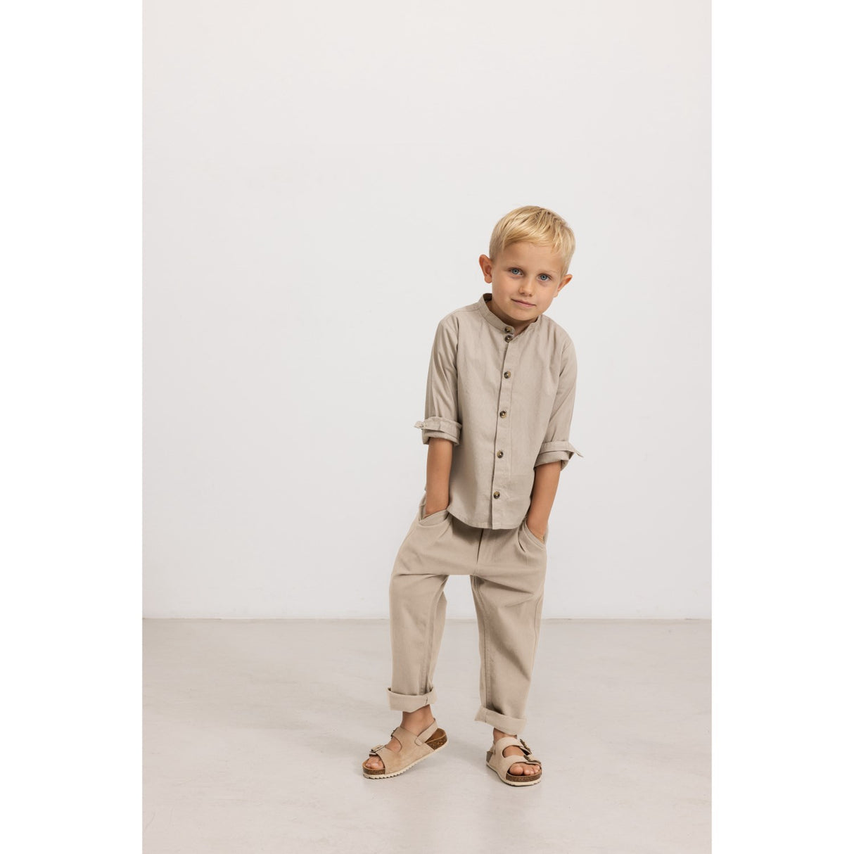 MarMar Cotton Texture Stone Wall Torben Skjorta