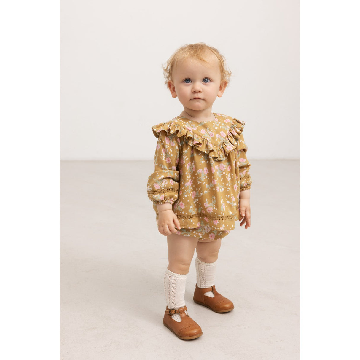 MarMar Viscose Print Summer Flower Tulette Skjorta