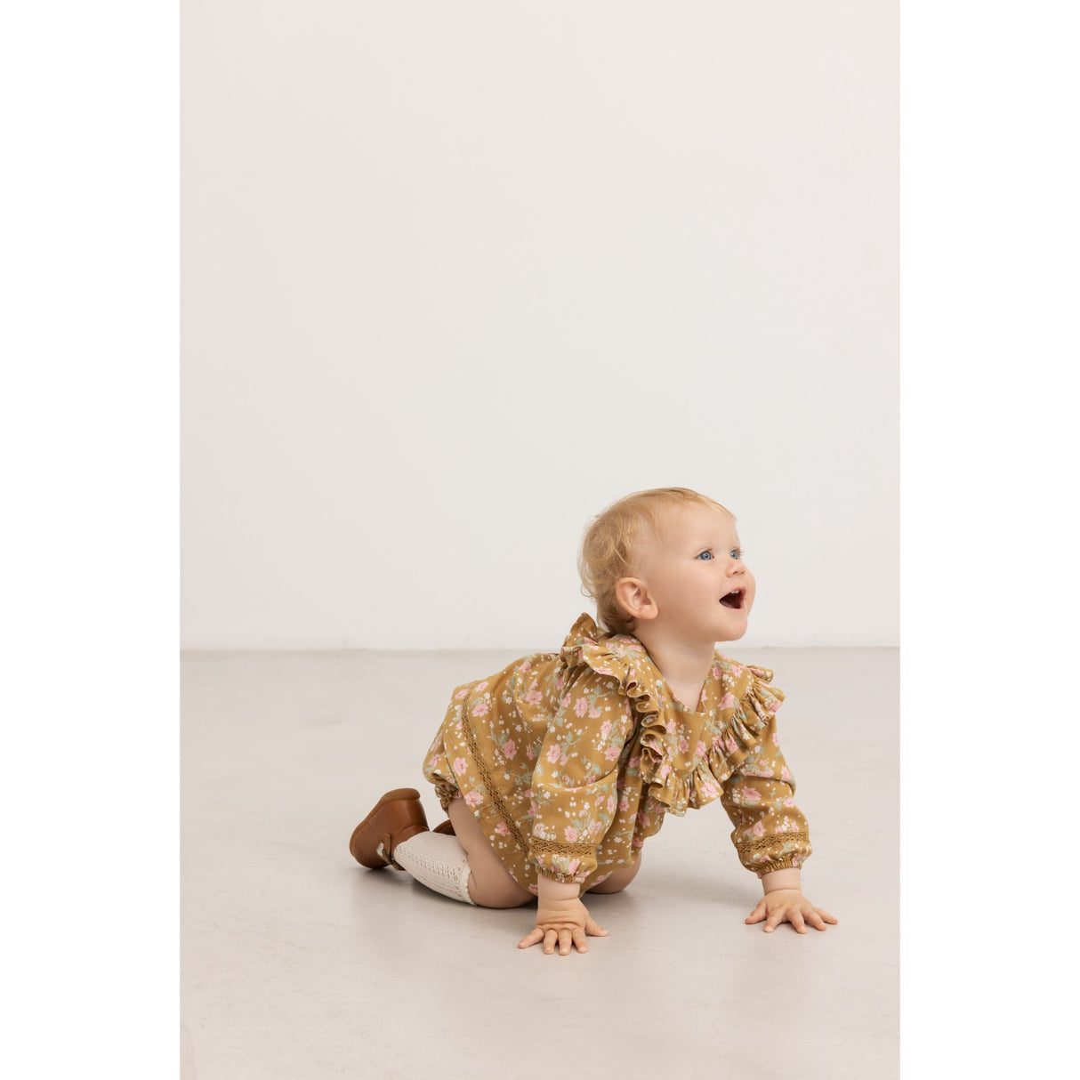 MarMar Viscose Print Summer Flower Tulette Skjorta