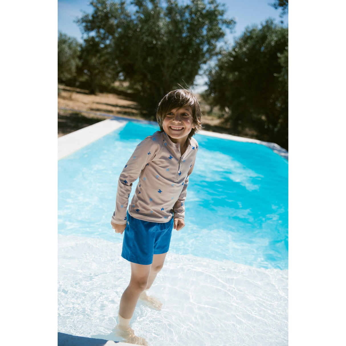 MarMar Swim Print Crab Swian Blus