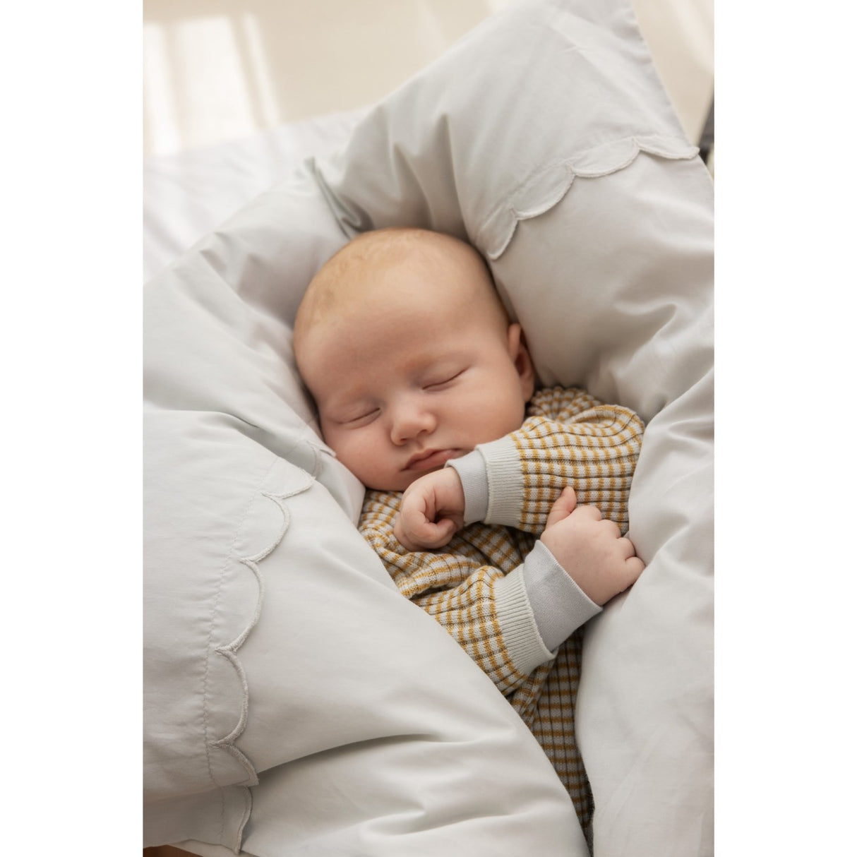 MarMar Modal Mix Stripe Morning Dew Stripe Tuk Stickad