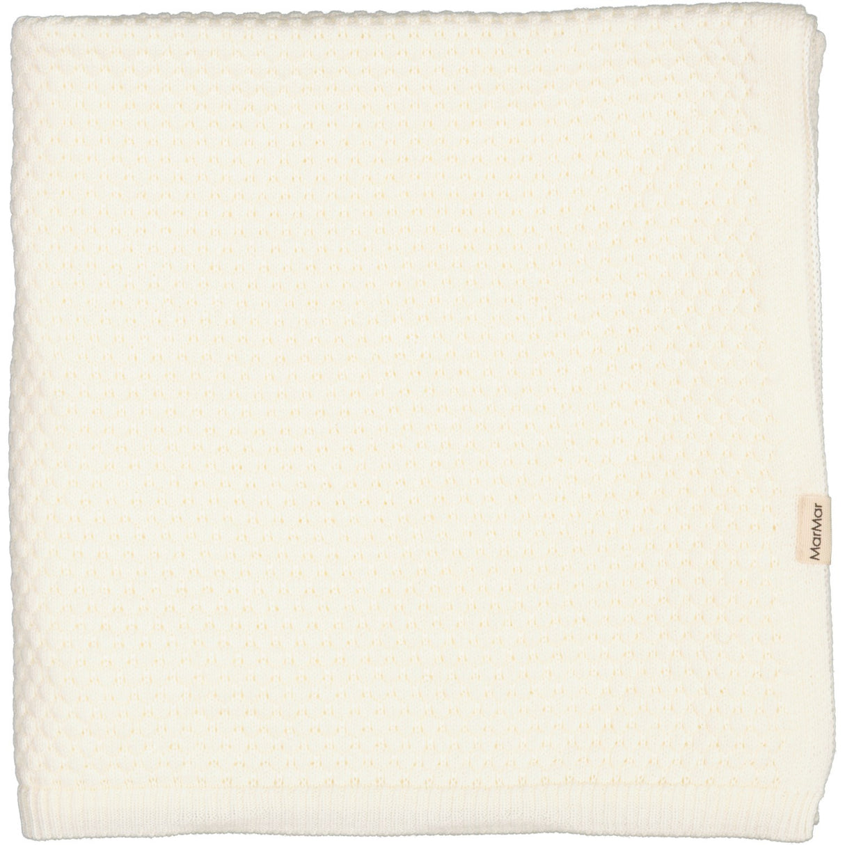 MarMar New Born Modal Mix Honeycomb Gentle White Alia Tillbehör Filt