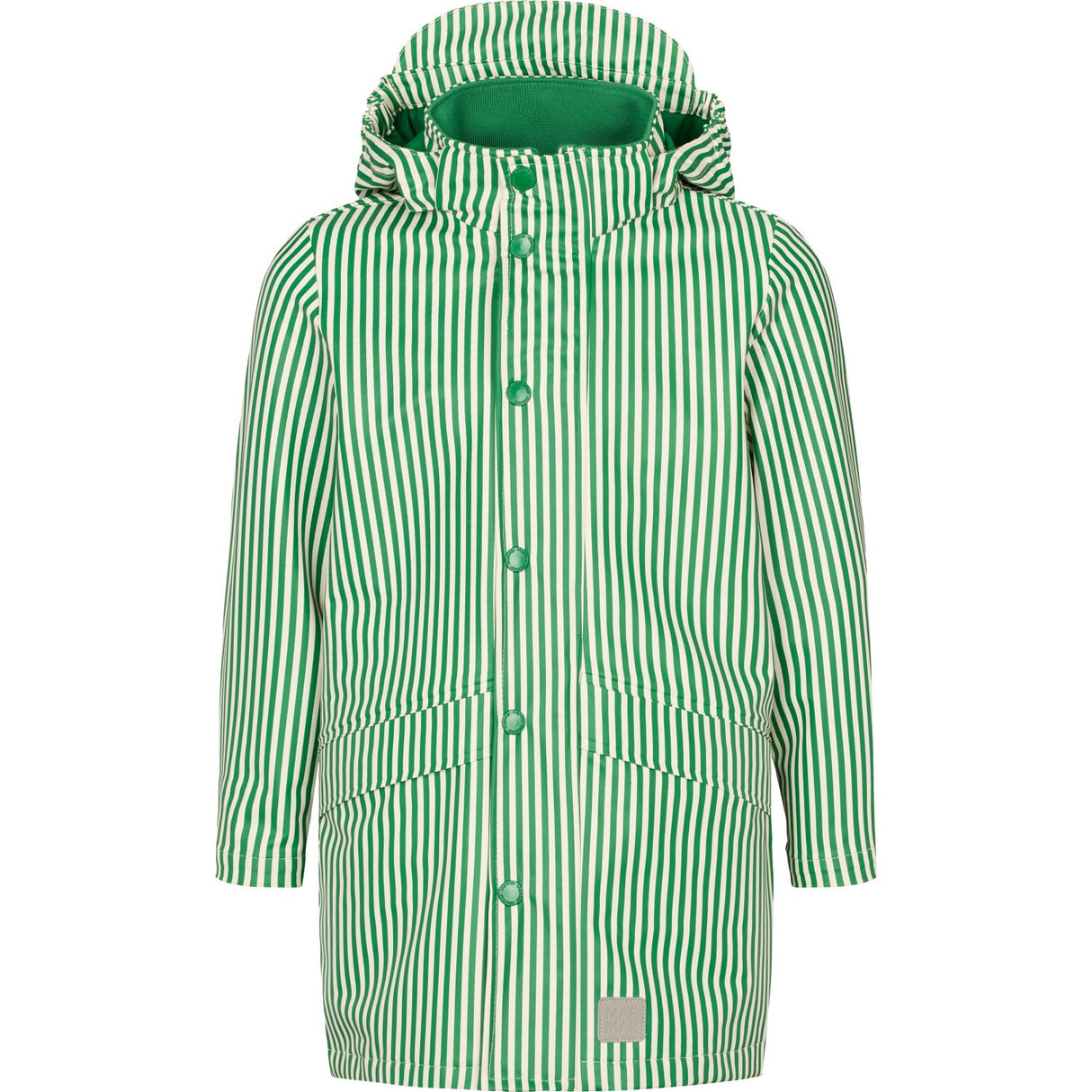 MarMar Rainwear Green Stripes October Jacka Outerwear