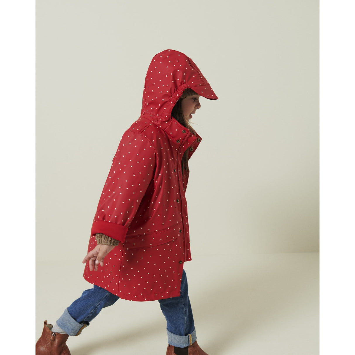MarMar Rainwear Red Dew Dot October Jacka Outerwear