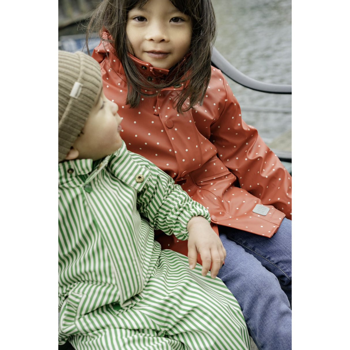 MarMar Rainwear Red Dew Dot October Jacka Outerwear