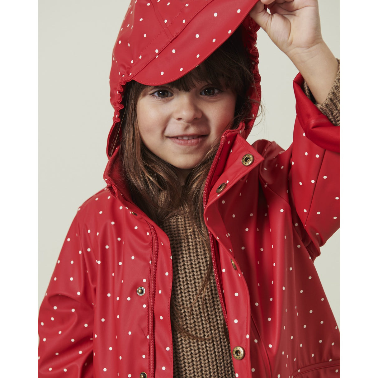 MarMar Rainwear Red Dew Dot October Jacka Outerwear