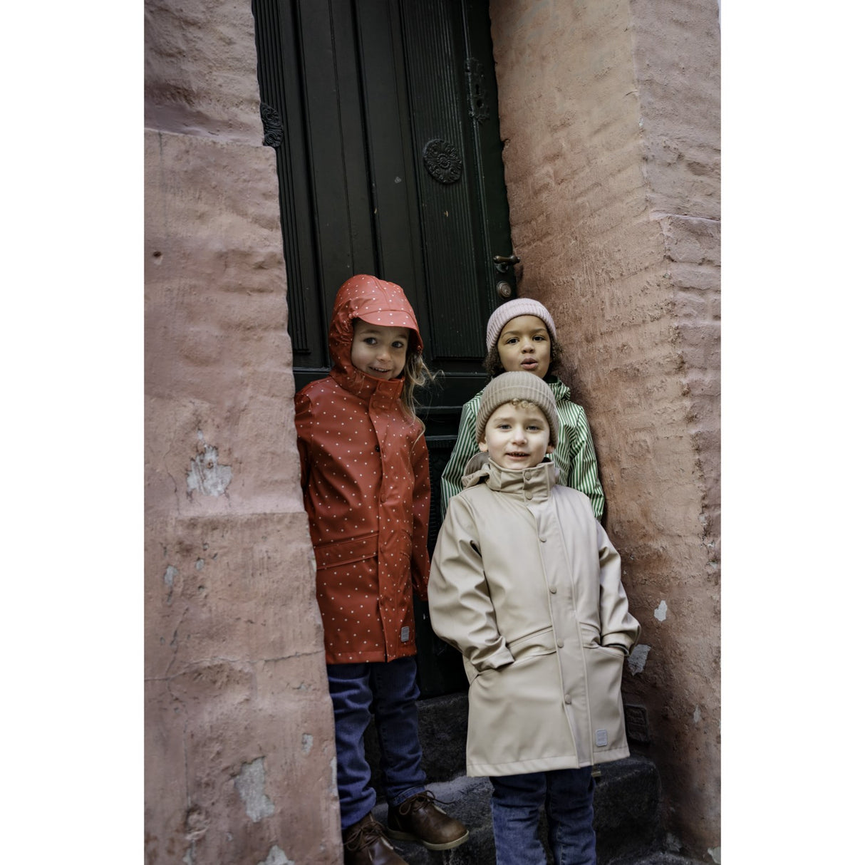 MarMar Rainwear Red Dew Dot October Jacka Outerwear