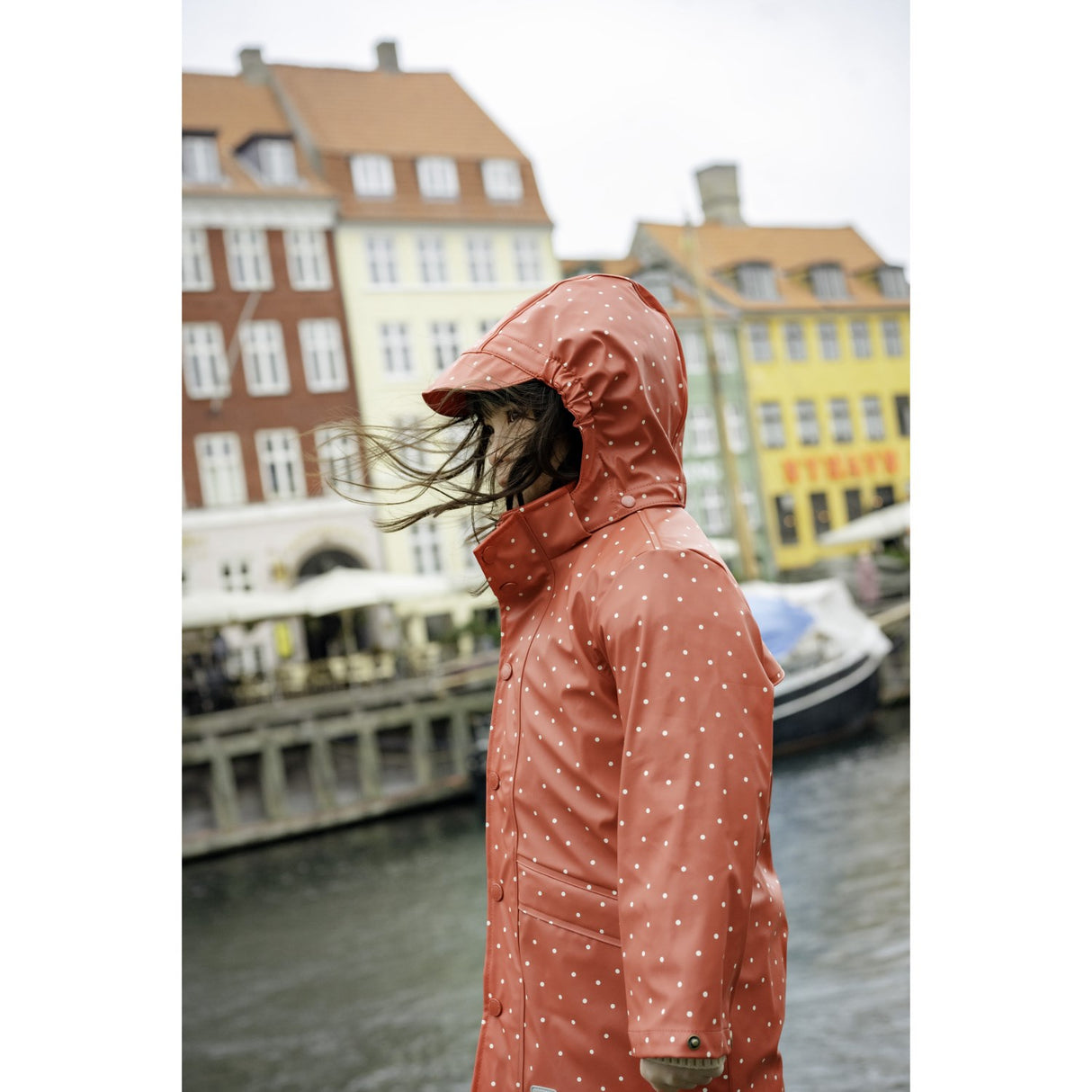 MarMar Rainwear Red Dew Dot October Jacka Outerwear