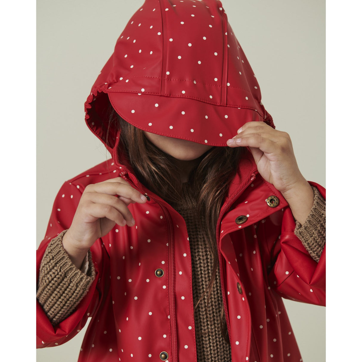 MarMar Rainwear Red Dew Dot October Jacka Outerwear
