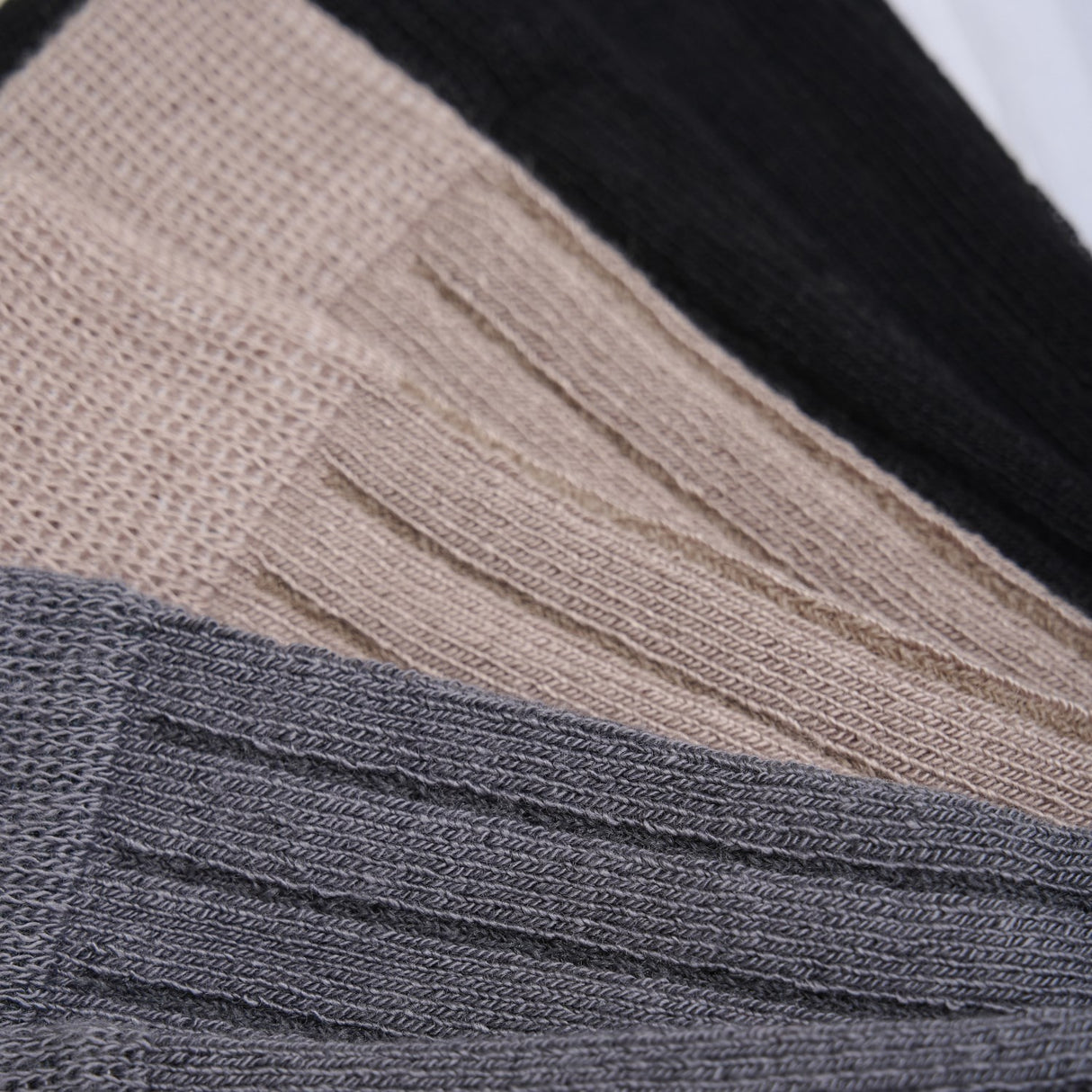 Minymo Black Strumpor Ribb 5-pack