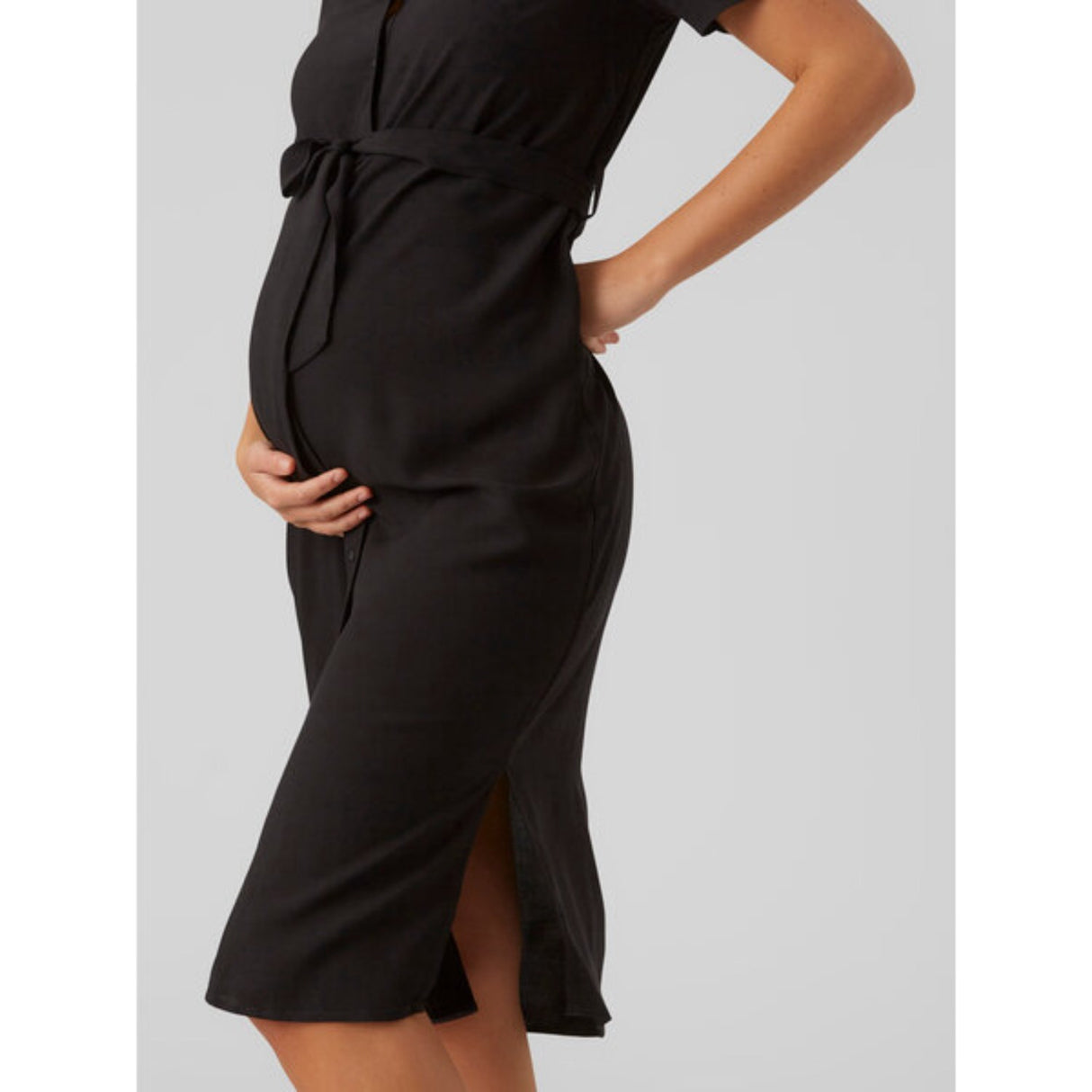 Vero Moda Maternity Black Vica Skjorta Klänning Noos