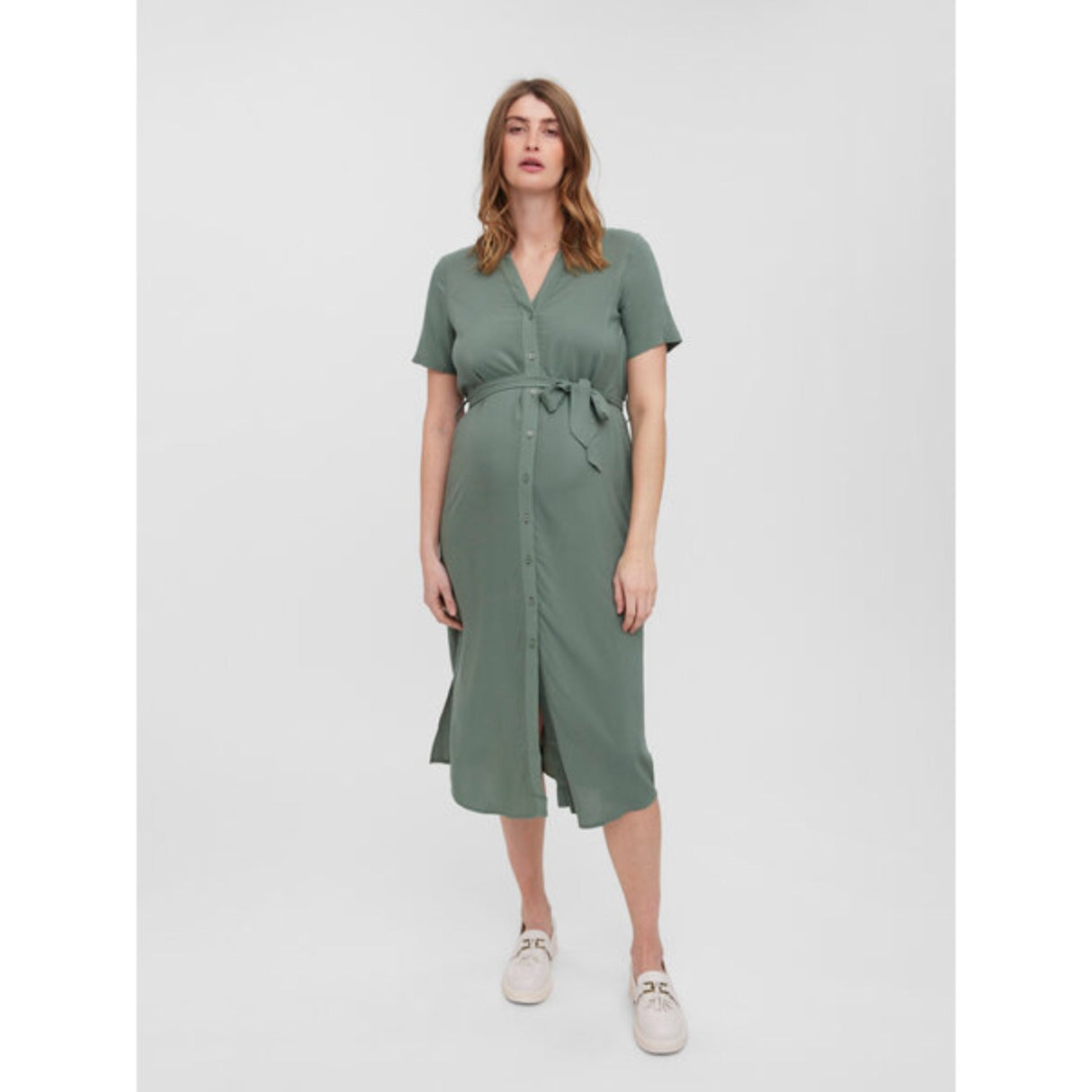 Vero Moda Maternity Laurel Wreath Vica Skjorta Klänning Noos