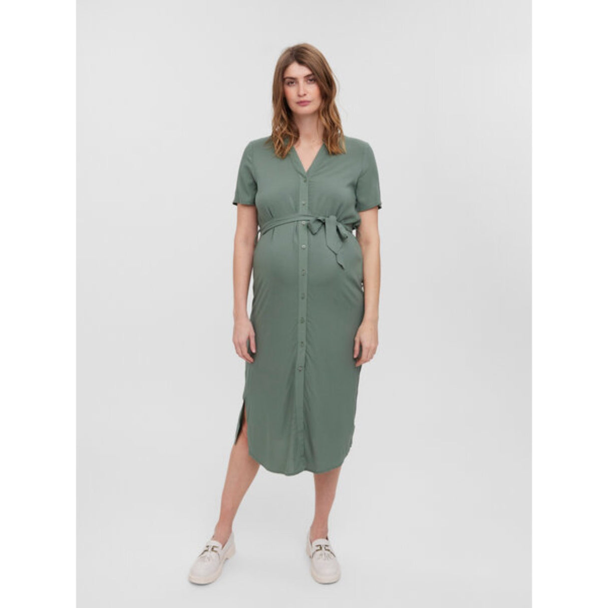 Vero Moda Maternity Laurel Wreath Vica Skjorta Klänning Noos