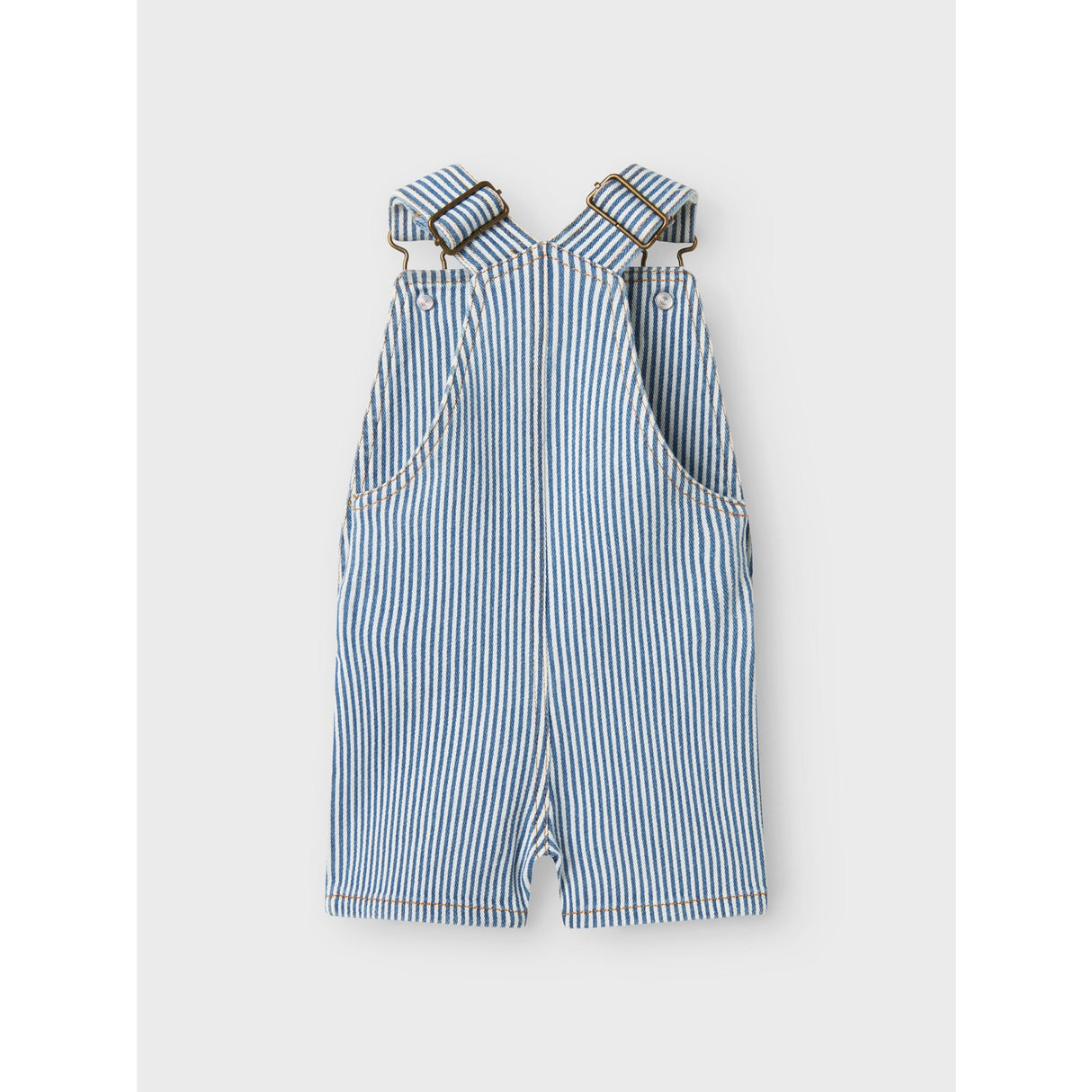 Lil'Atelier Zen Blue Coconut Milk Halfdan Shorts Overall