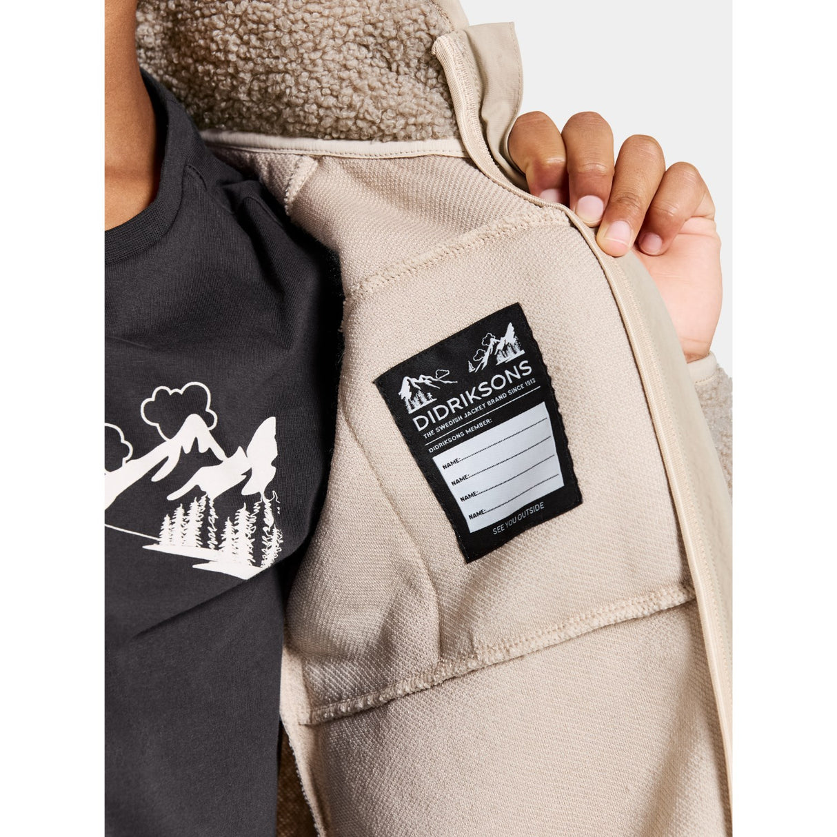 Didriksons Beach Beige Exa Kids FZ 2