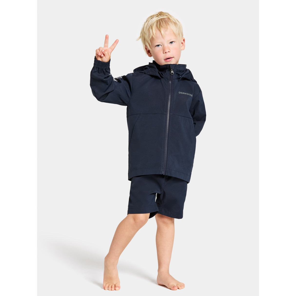 Didriksons Navy Hallon Kids Jacka