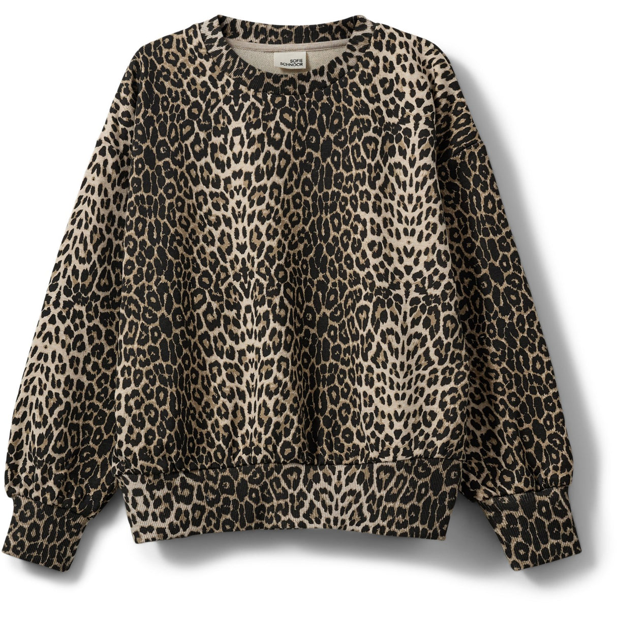 Sofie Schnoor Light Brown Leopard Sweatshirt