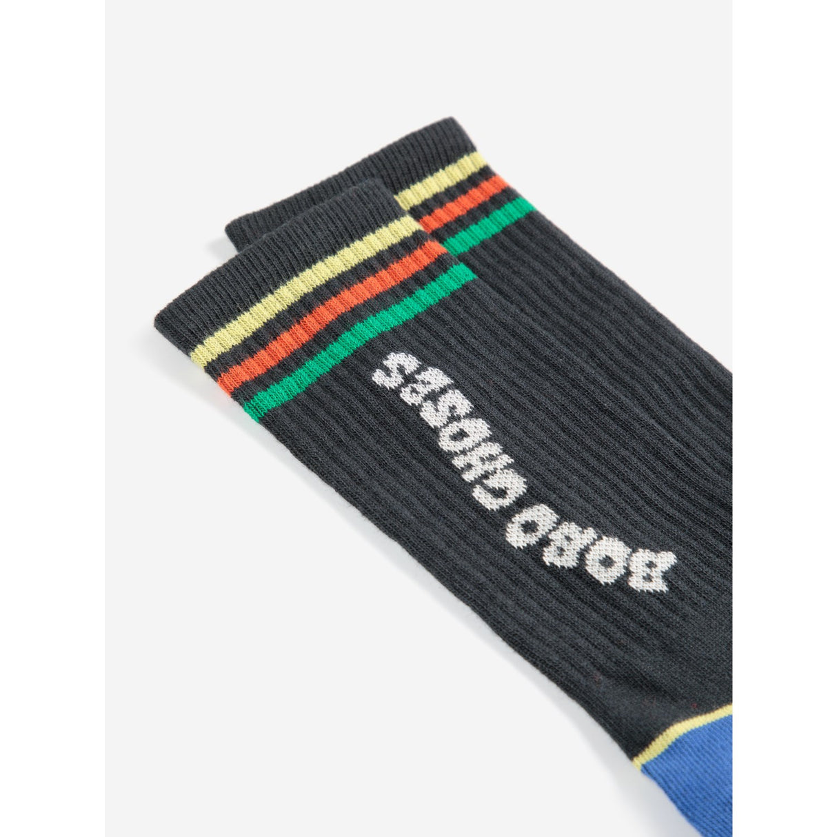 Bobo Choses Dark Grey Färg Block Lång Strumpor