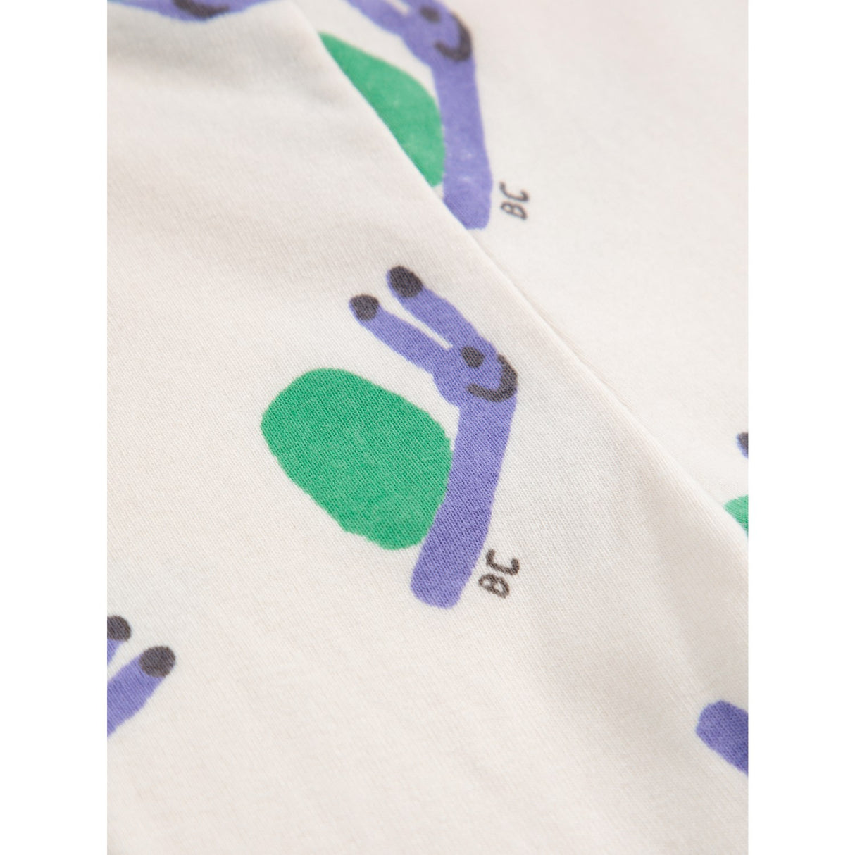 Bobo Choses Offwhite Funny Snail All Över Leggings