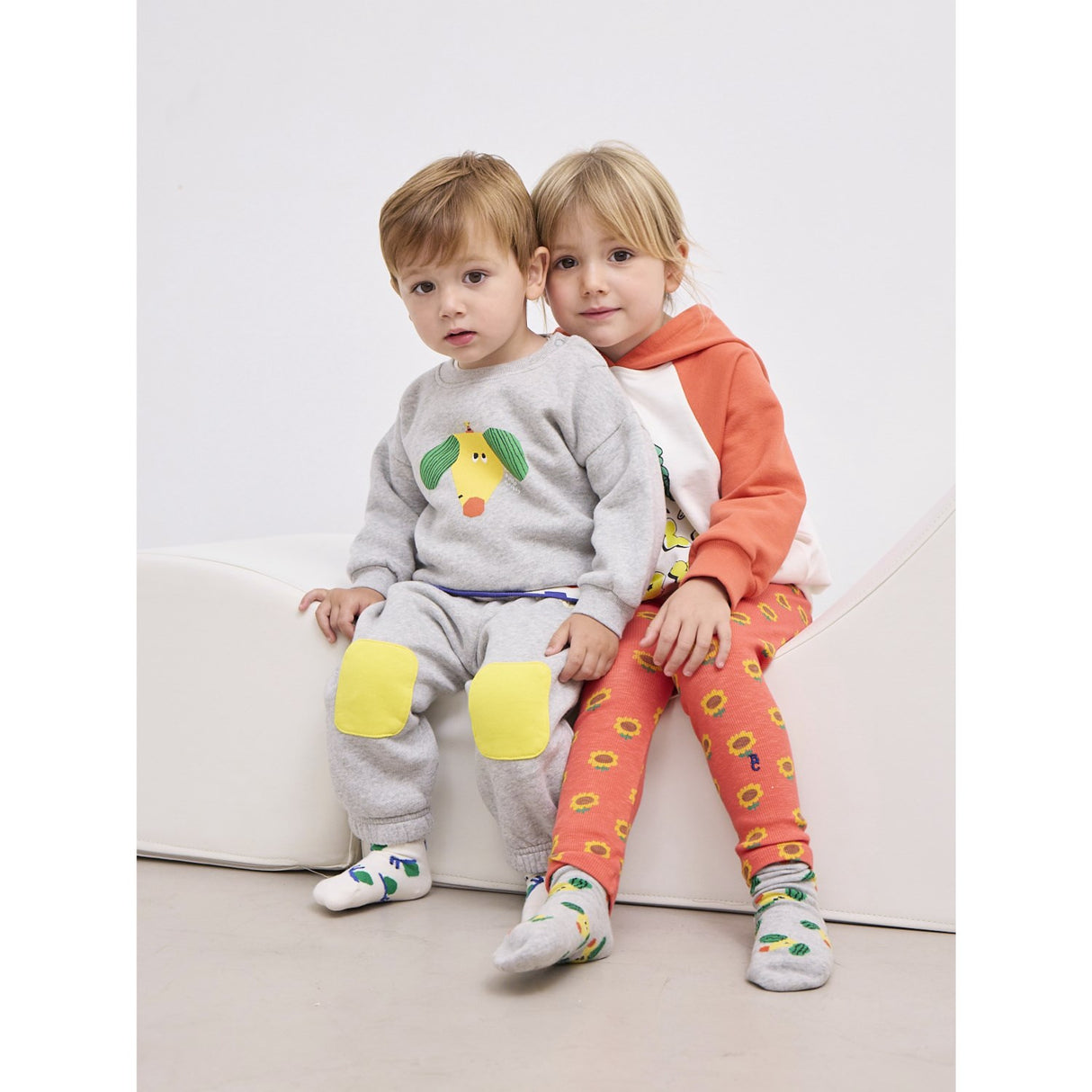 Bobo Choses Offwhite Funny Snail All Över Kort Strumpor