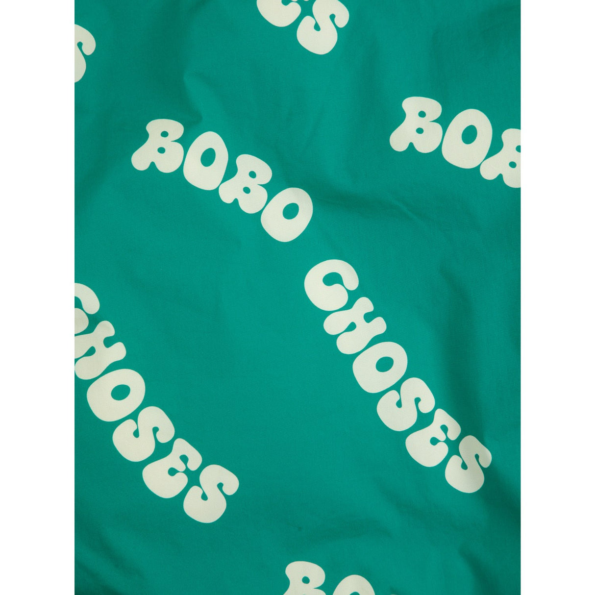 Bobo Choses Green Wavy Bobo Choses All Över Ljus Quiltad Anorak