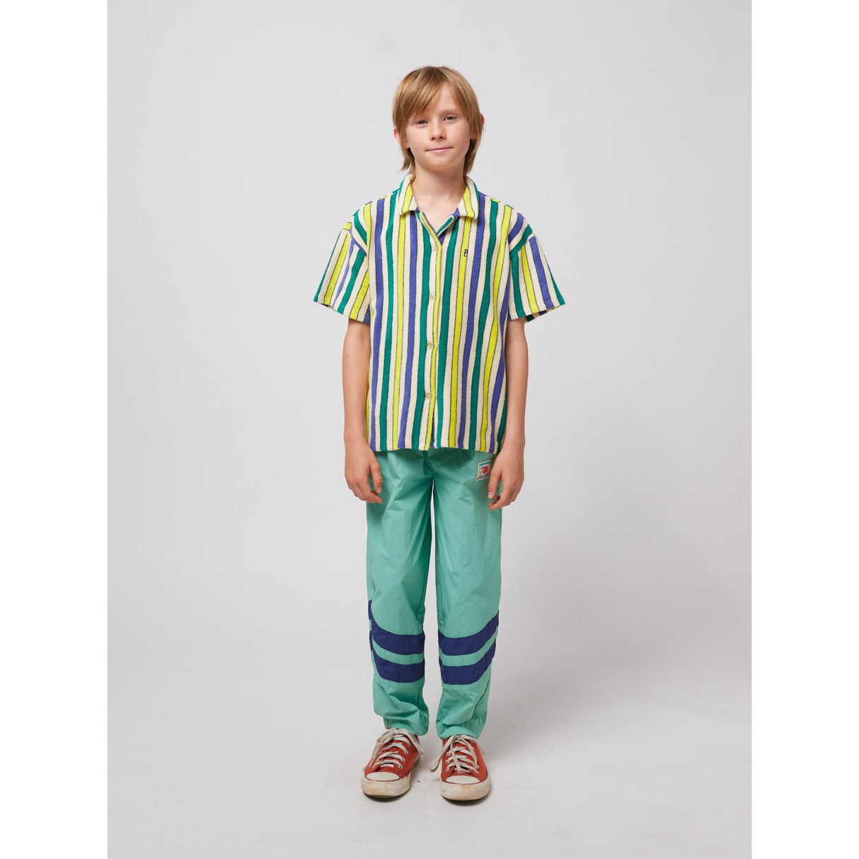 Bobo Choses Multicolor Smiling Färg Block Tracksuit Byxor