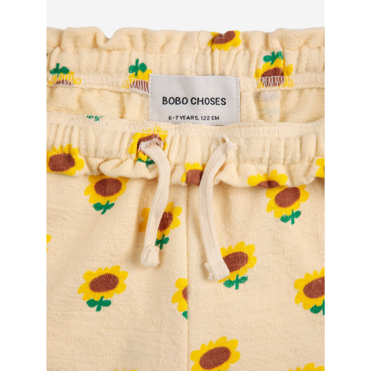 Bobo Choses Offwhite Sunflower All Över Shorts