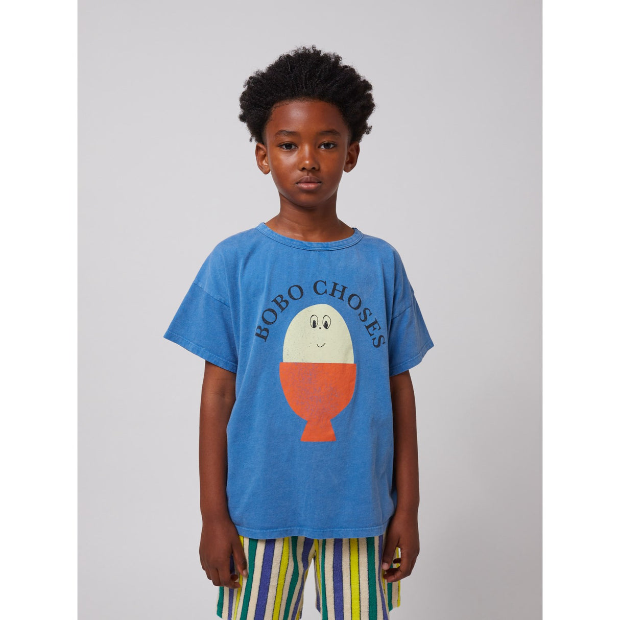 Bobo Choses Ljus Blue Morning Egg T-Shirt