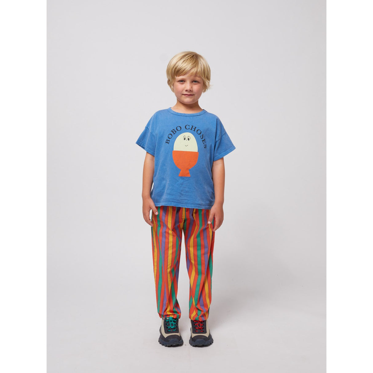 Bobo Choses Ljus Blue Morning Egg T-Shirt
