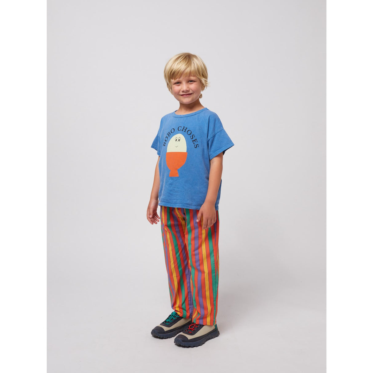 Bobo Choses Ljus Blue Morning Egg T-Shirt