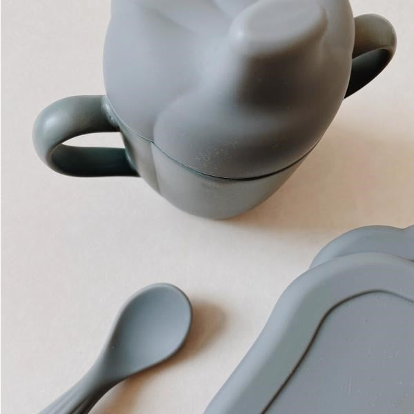 Konges Sløjd Silikon Clam Mat set Light Blue