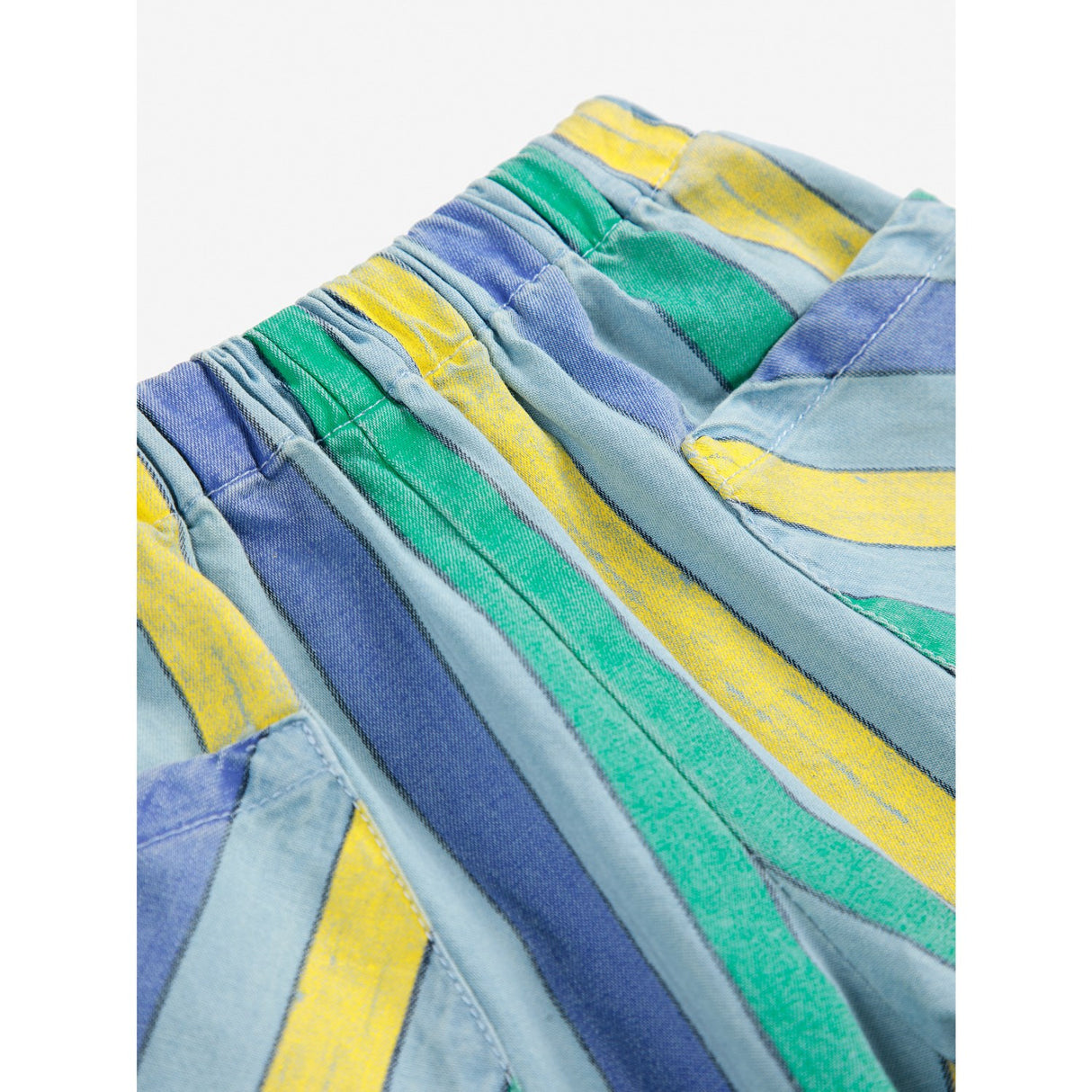 Bobo Choses Ljus Blue Multicolor Stripes Denim Byxor