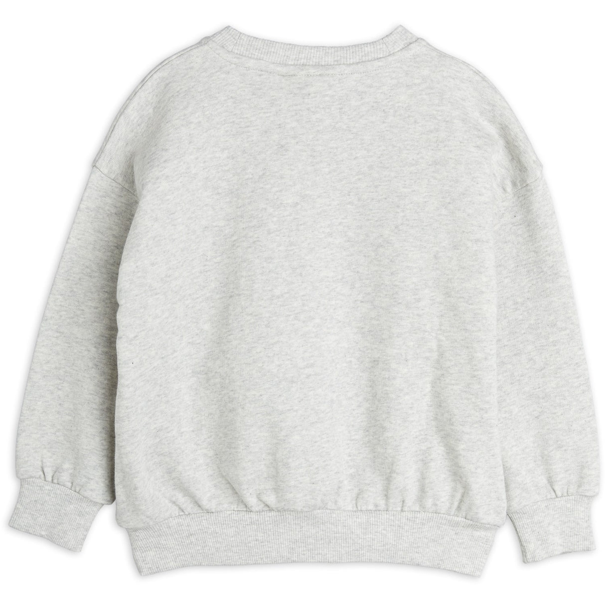 Mini Rodini Grey Melange Arrowed Heart Chenille Sweatshirt