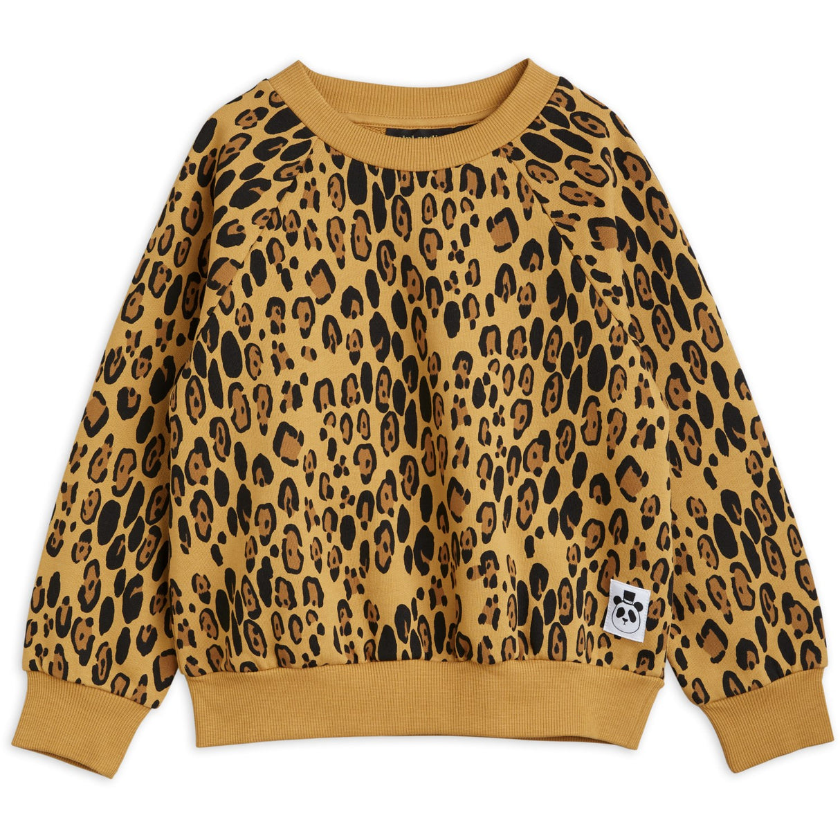 Mini Rodini Beige Basic Leopard Sweatshirt