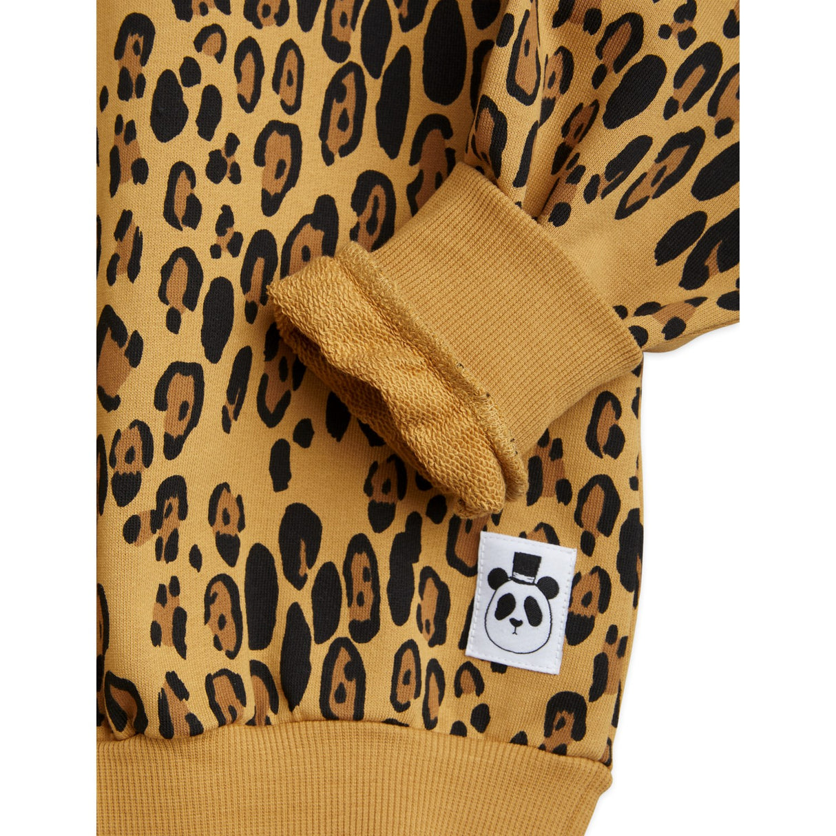 Mini Rodini Beige Basic Leopard Sweatshirt
