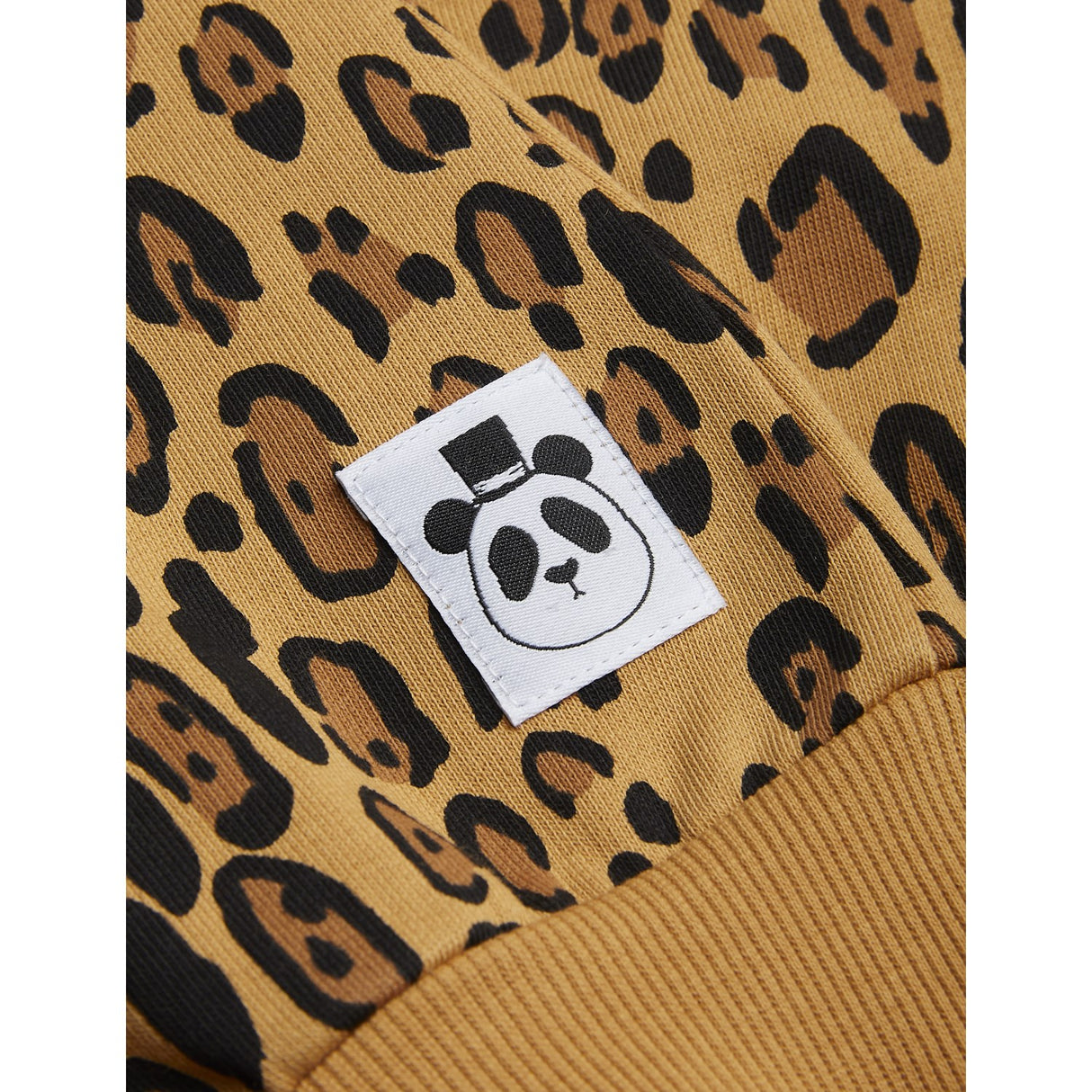 Mini Rodini Beige Basic Leopard Sweatshirt