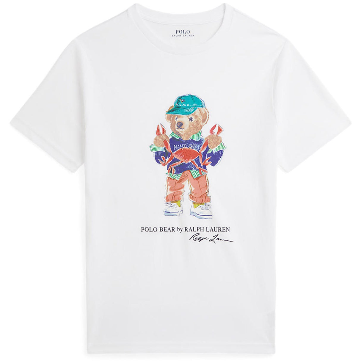 Polo Ralph Lauren White Bear Boy T-Shirt