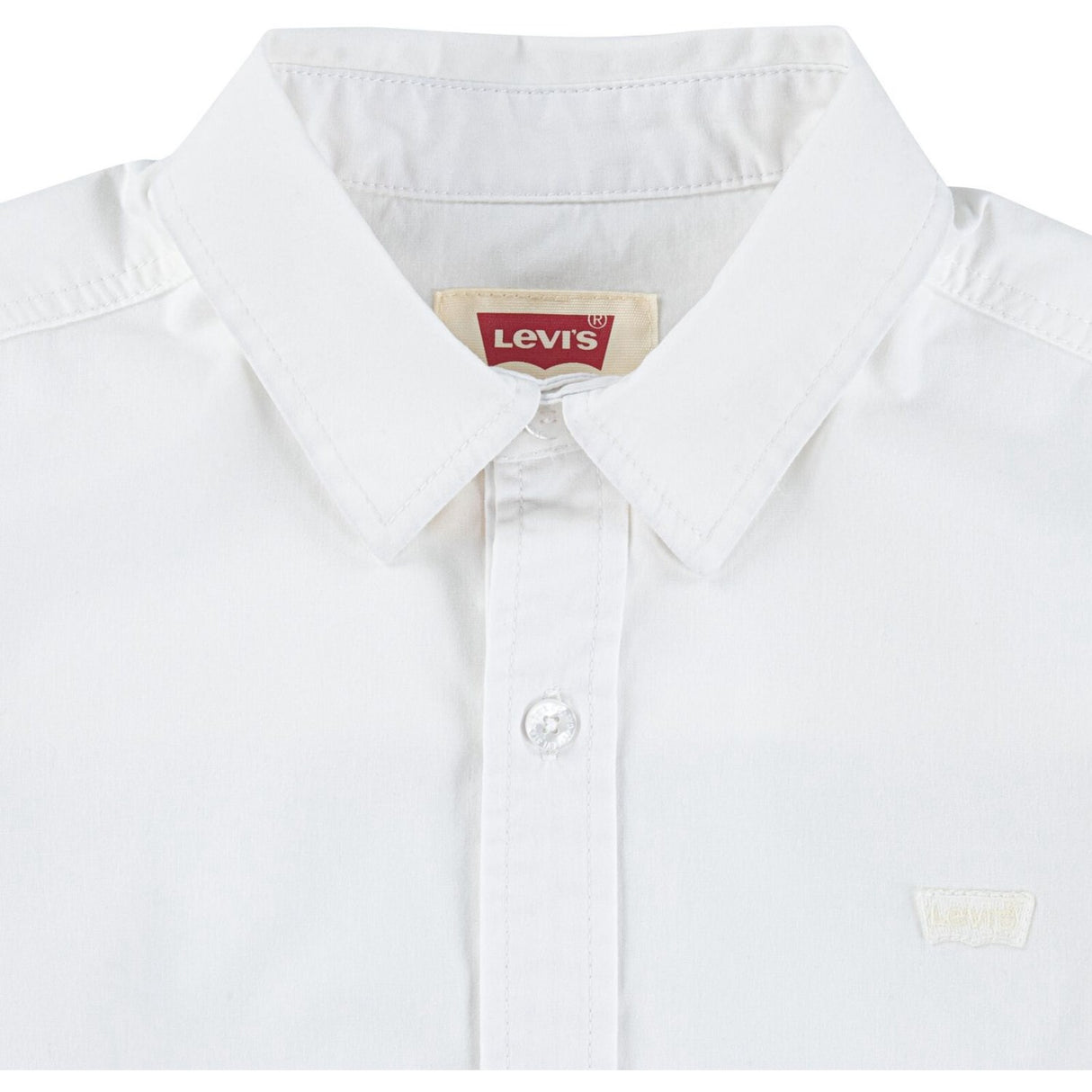 Levi's Bright White Battery Housemark Skjorta