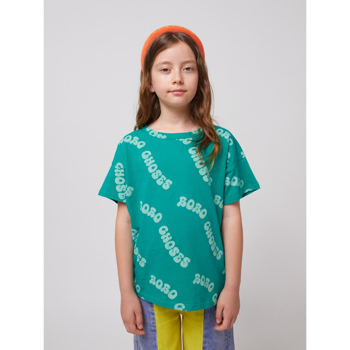 Bobo Choses Green Wavy Bobo Choses All Över T-Shirt