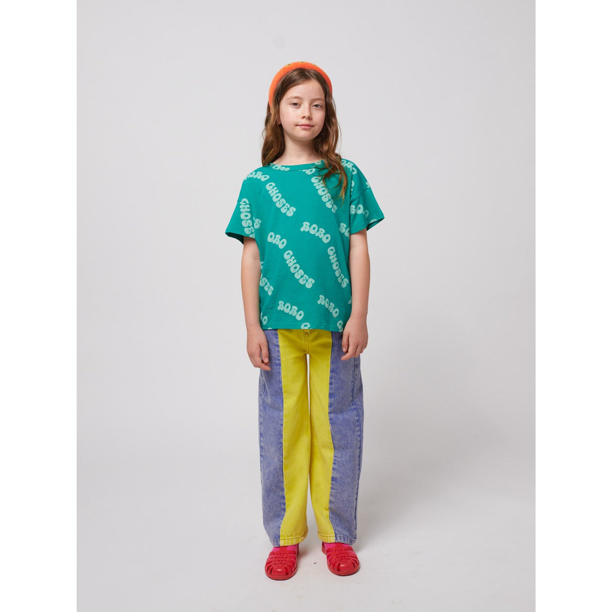 Bobo Choses Green Wavy Bobo Choses All Över T-Shirt